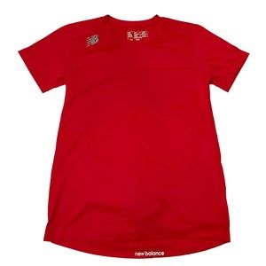 New Balance Women’s Red Athletic T-Shirt Size Extra Small